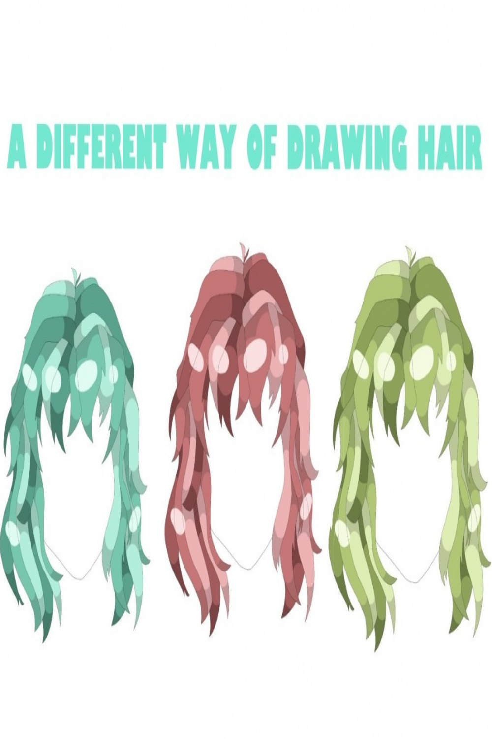 A different way to draw and color hair by Fergalicious - Make