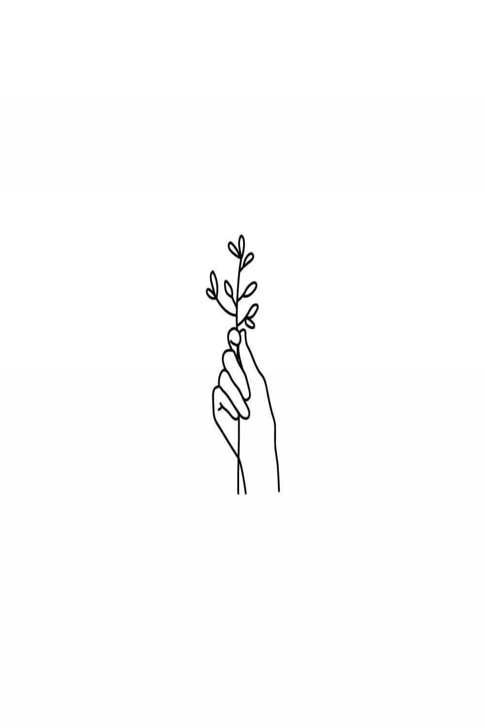 Aesthetic Easy Drawings Hands  Minimalist drawing, Aesthetic