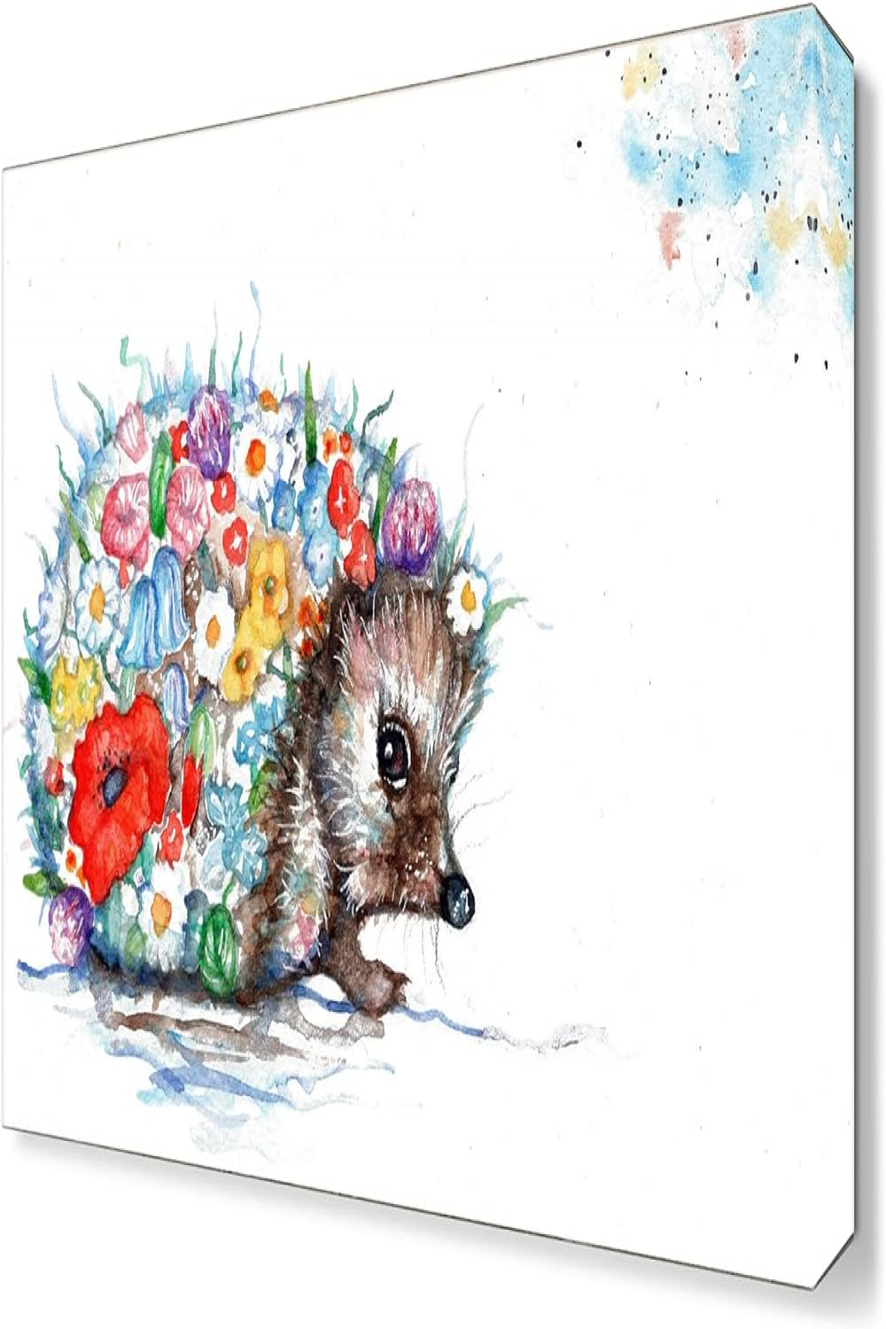 Aesthetic Pictures Hedgehog Flowers Wild Animals Decoration Living