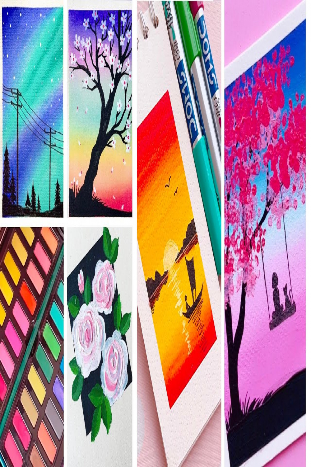Amazing painting ideas with watercolor and acrylic