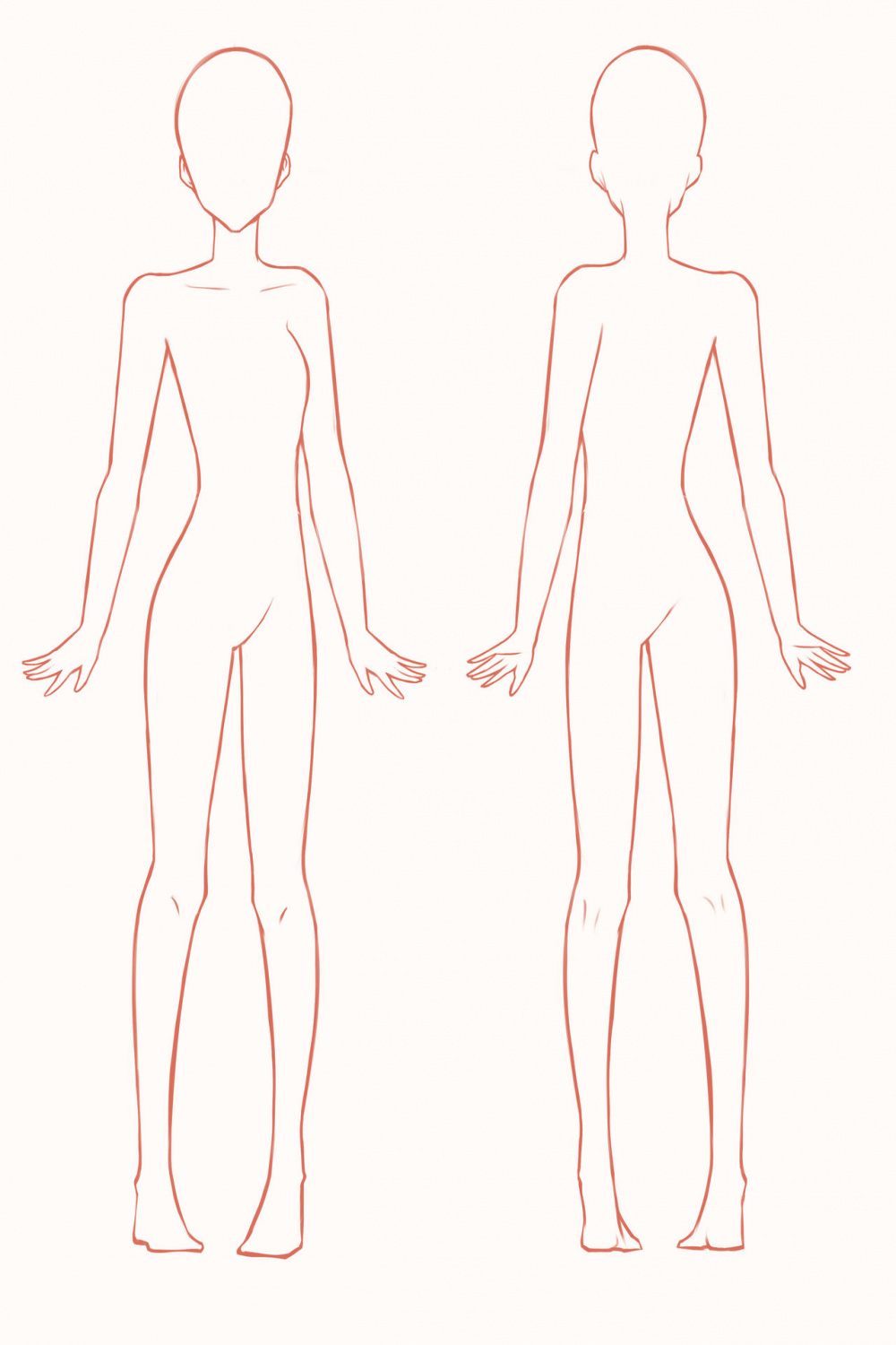Anime Girl Body Base by Fluffxie on DeviantArt