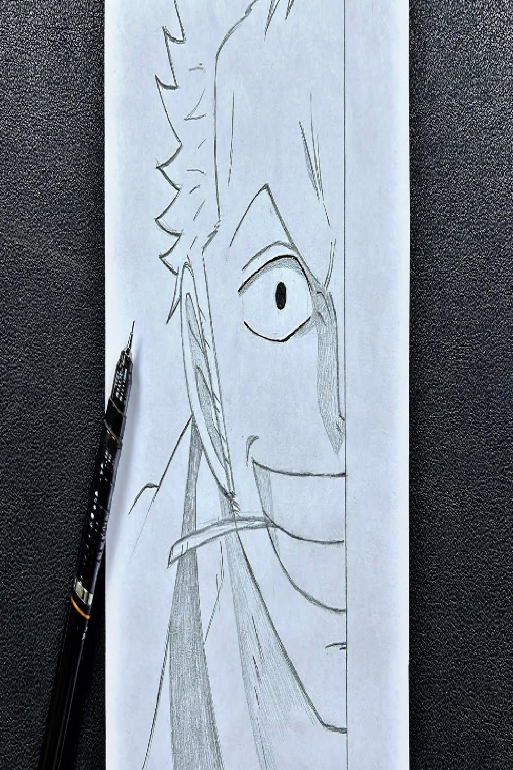 Anime sketch  how to draw zoro Roronoa easy steps