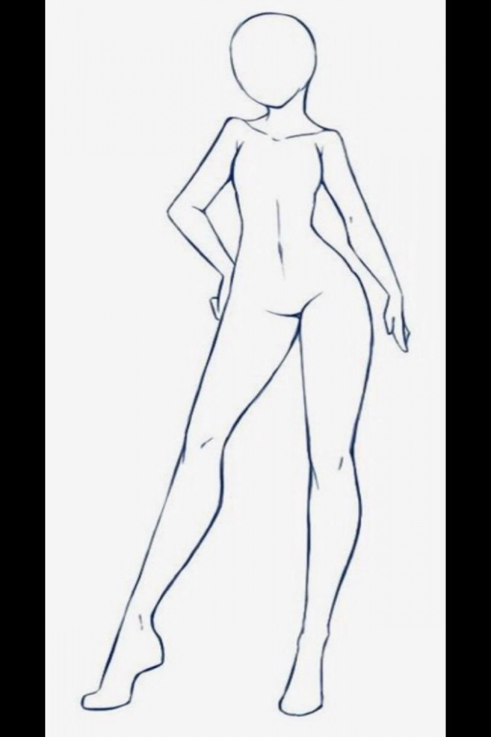 Art inspiration 🩰  Body shape drawing, Drawing body poses