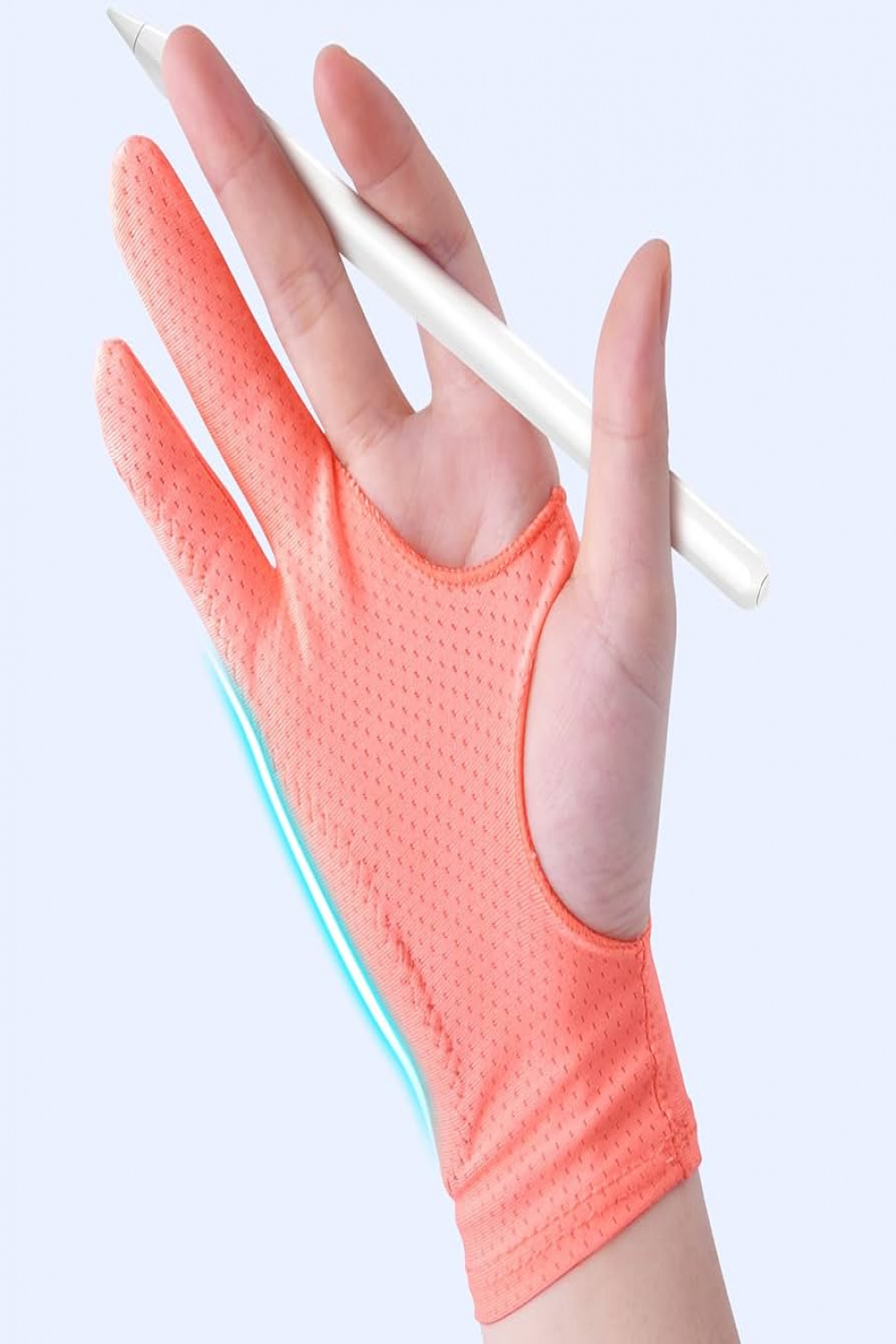 Artist Drawing Gloves for Women [Pack of ] -Layer Palm Rejection  Right/Left Handed Digital Graphic Tablet iPad Art Gloves Two Fingers Smooth