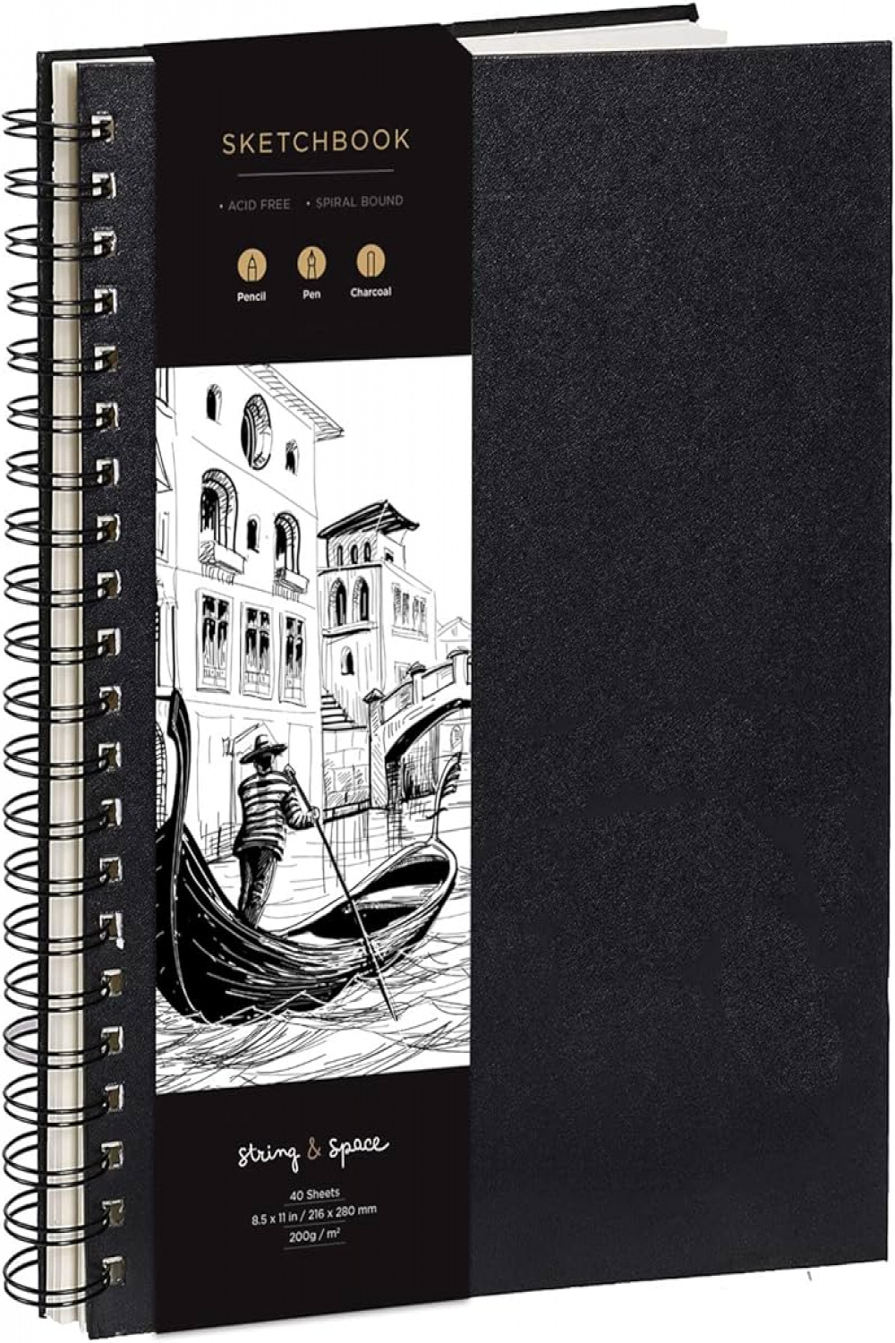 Artists Bound Sketchbook A - Super Strong Paper gsm - Large Spiral  Bound Sketch Book for Kids and Professionals for Drawing and Sketching -  cm x