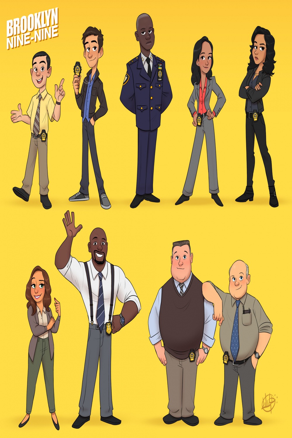 ArtStation - Brooklyn Nine-Nine