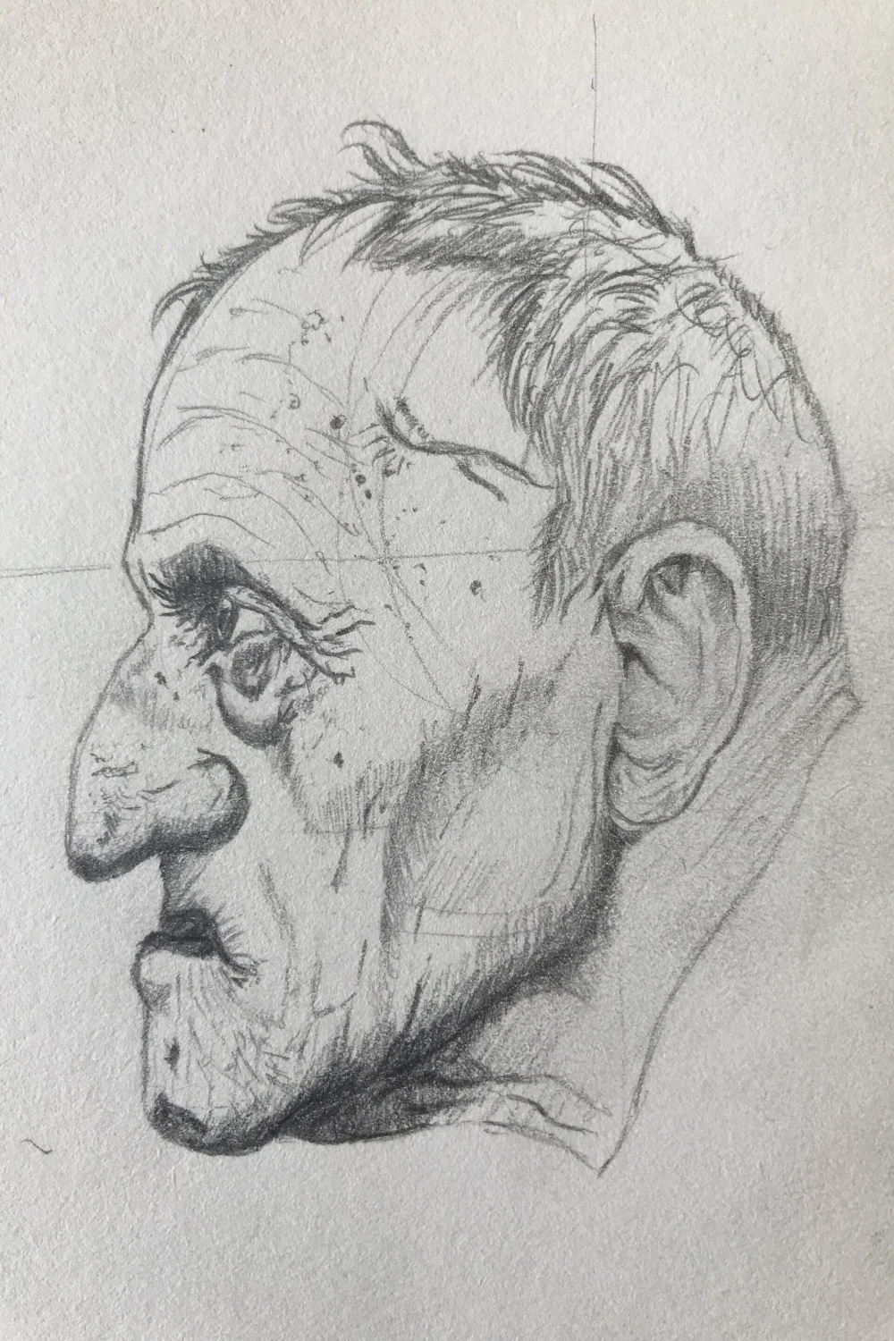 ArtStation - Sketch Practice - Old Man