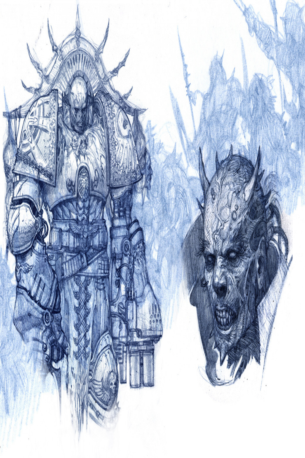 ArtStation - Warhammer K sketch