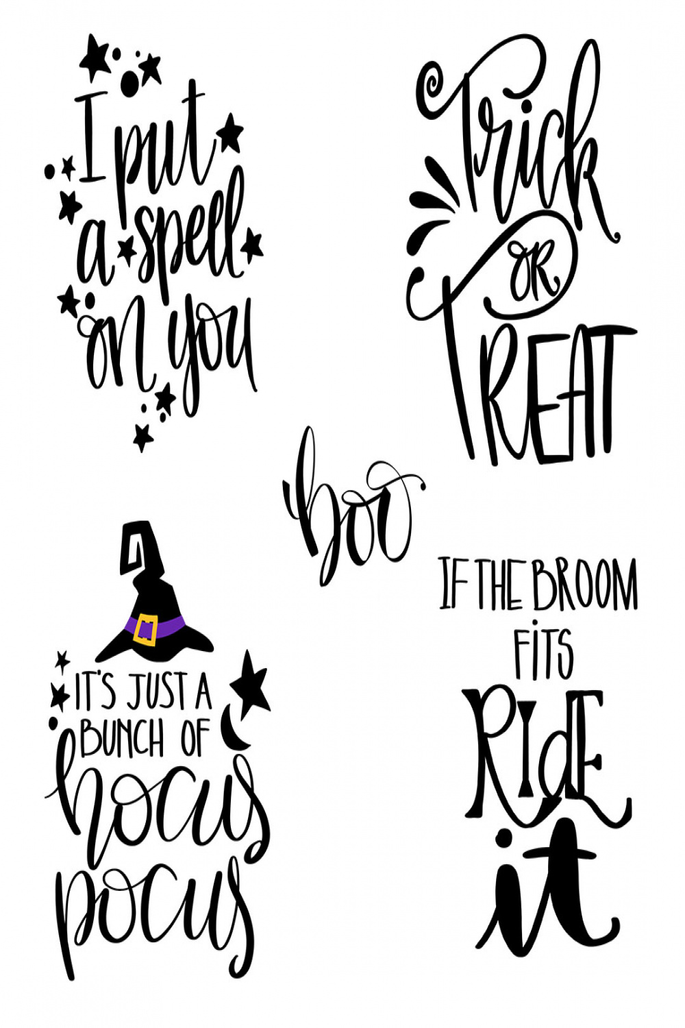 Awesome SVGs:  SVG Halloween Quotes