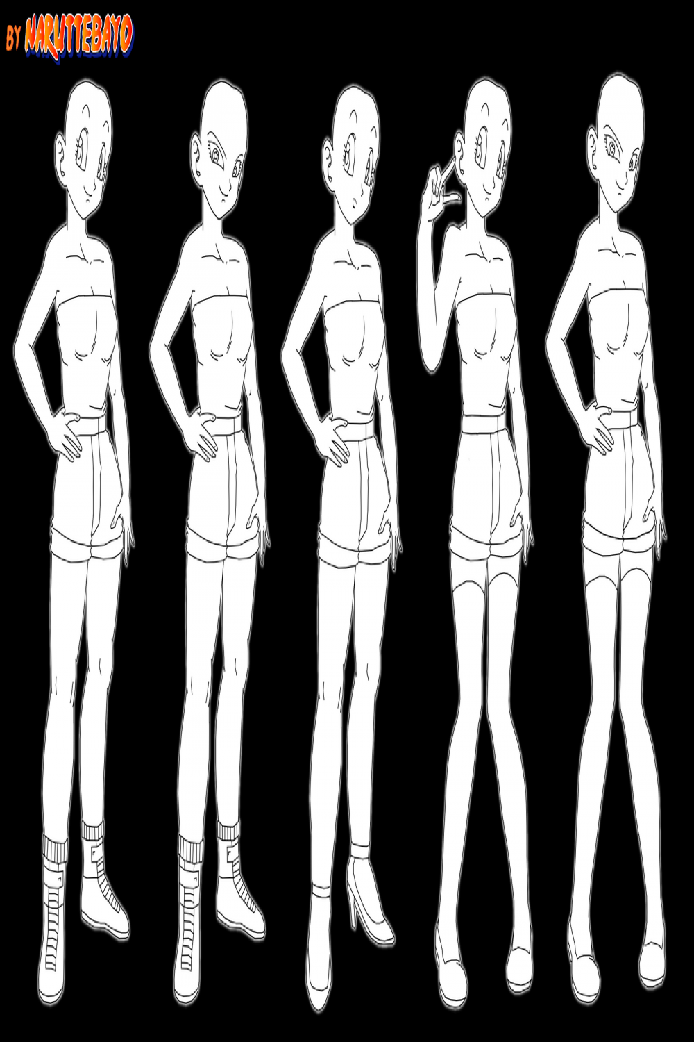 base dbz girl style by Naruttebayo on DeviantArt