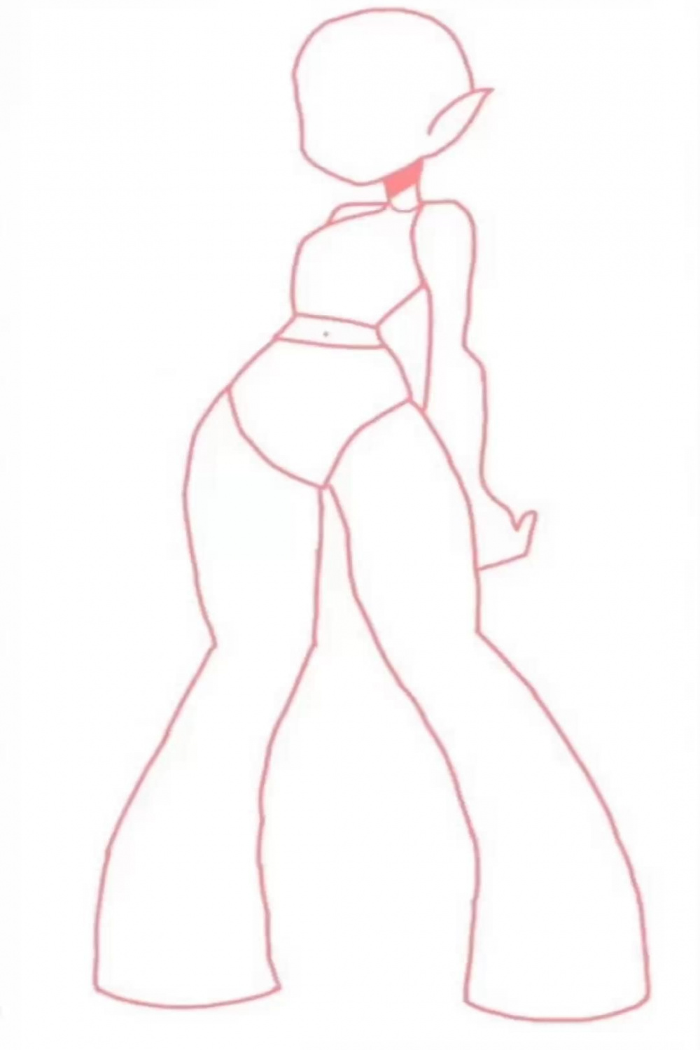 Base (uh hi)  Body base drawing, Drawing base, Indie drawings