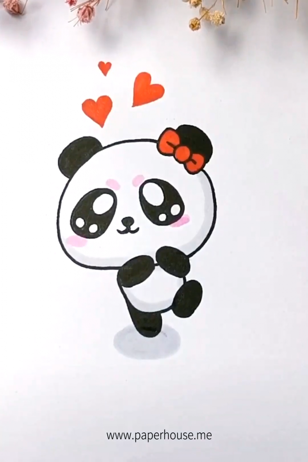 Best Cute panda drawing ideas  panda drawing, cute panda, cute