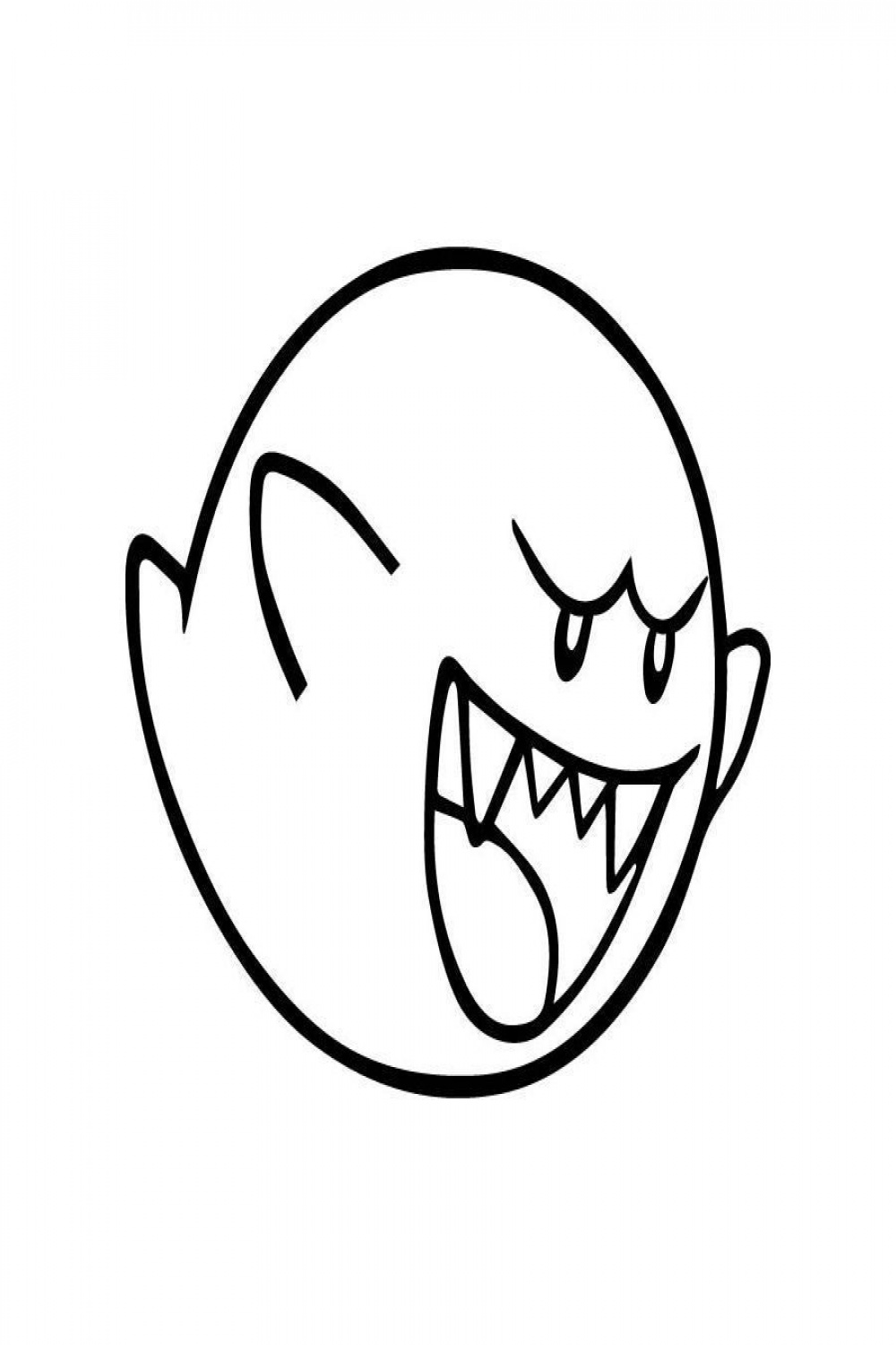 Boo - Mario Vinyl Decal Laptop Decal Bumper Sticker Window Sticker