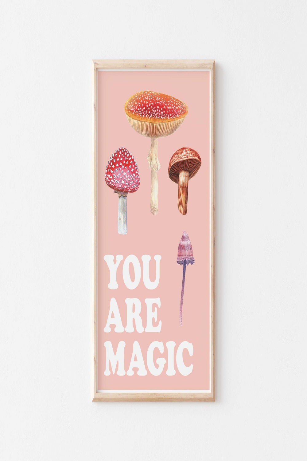 Buy You Are Magic Mushroom Art Print A Positive Quote Online in
