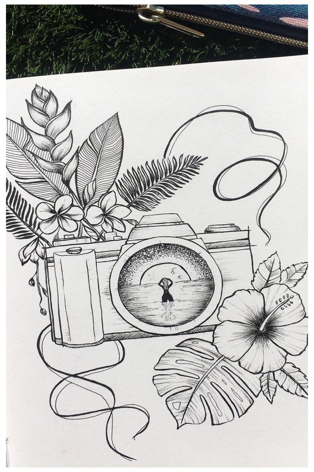 Caught on camera 📷 #pencil #art #drawings #sketches #creative