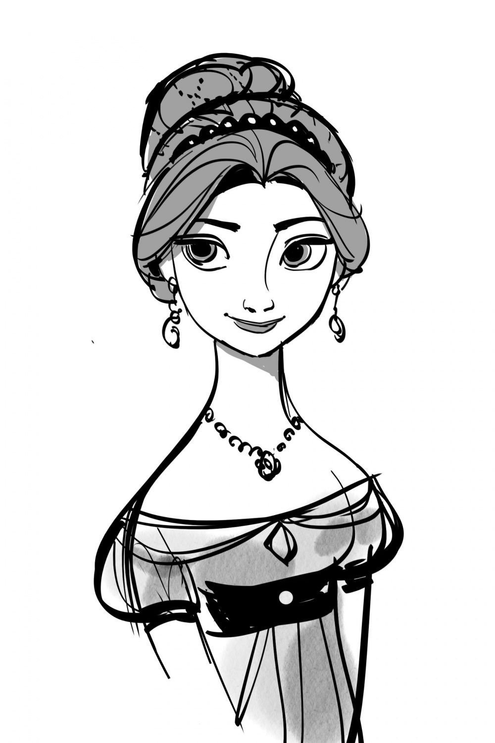 Character: Queen Edilee from when she was younger ]  Character