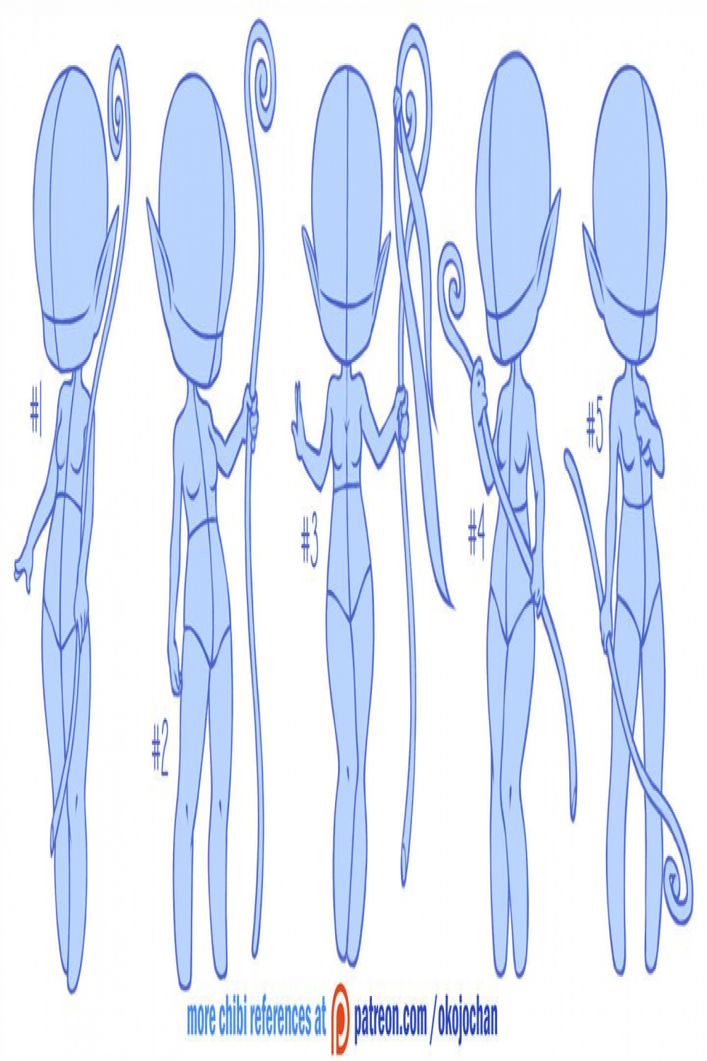 Chibi poses reference (chibi base set #) by Nukababe  Human