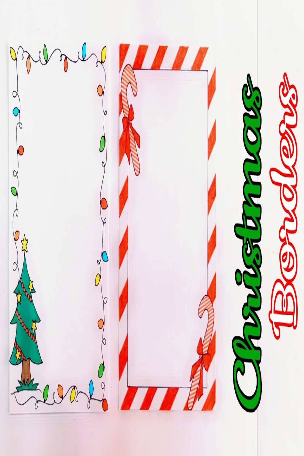 Christmas Border Designs/Border Designs for Christmas/Christmas School  Project for Kids