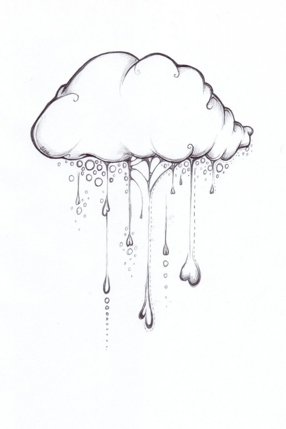 Cloud doodle - OC  Drawings, Art inspiration, Pencil drawings