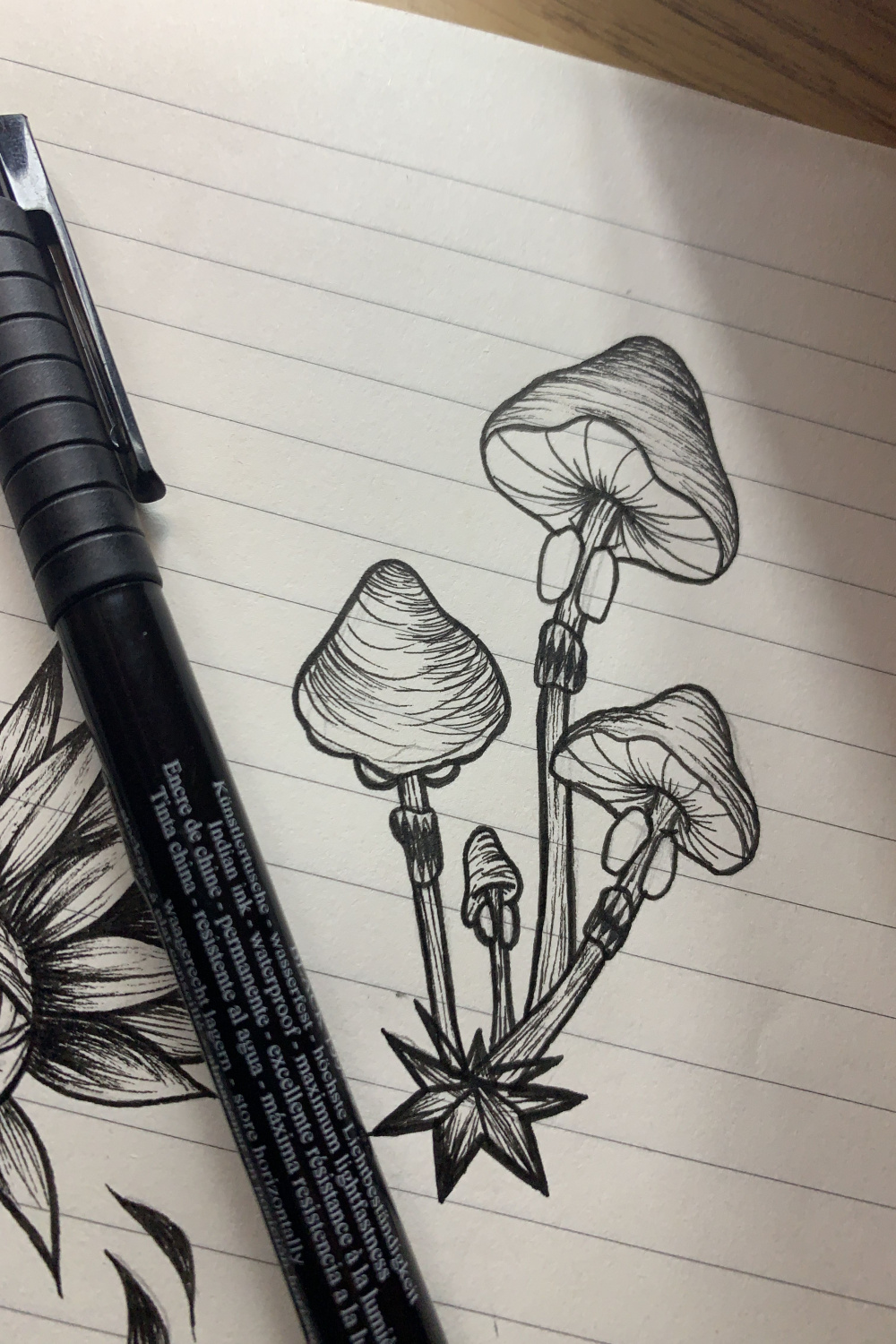 Creepy mushrooms drawing  Mushroom drawing, Mushroom art