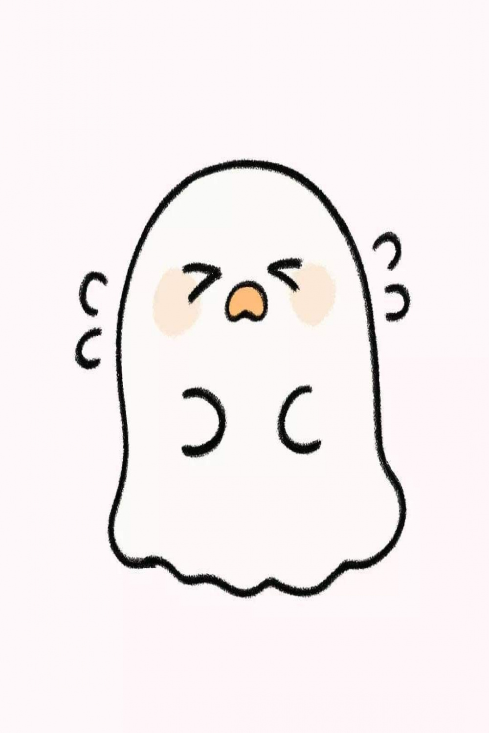 Cute Ghost Icon ideas  cute ghost, cute doodles, cute drawings