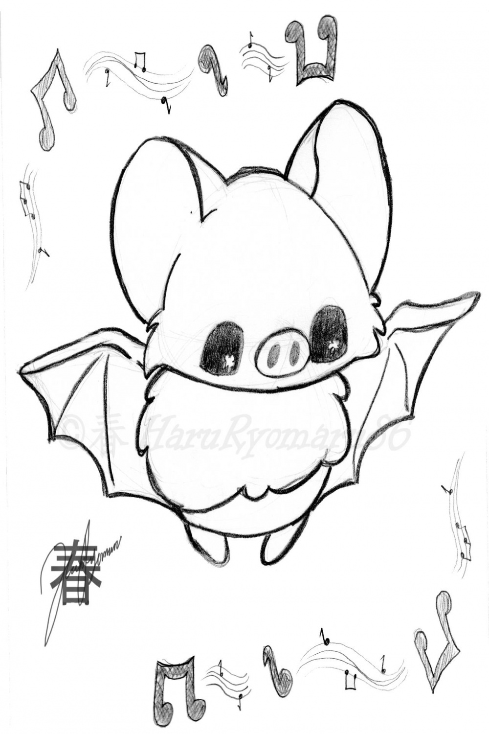 Cute little Bat by HaruRyomaru on DeviantArt