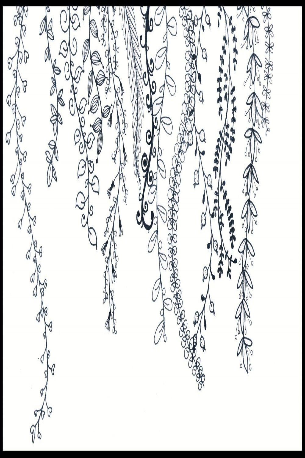 Days of Art, Week   Vine drawing, Doodle art journals, Ink