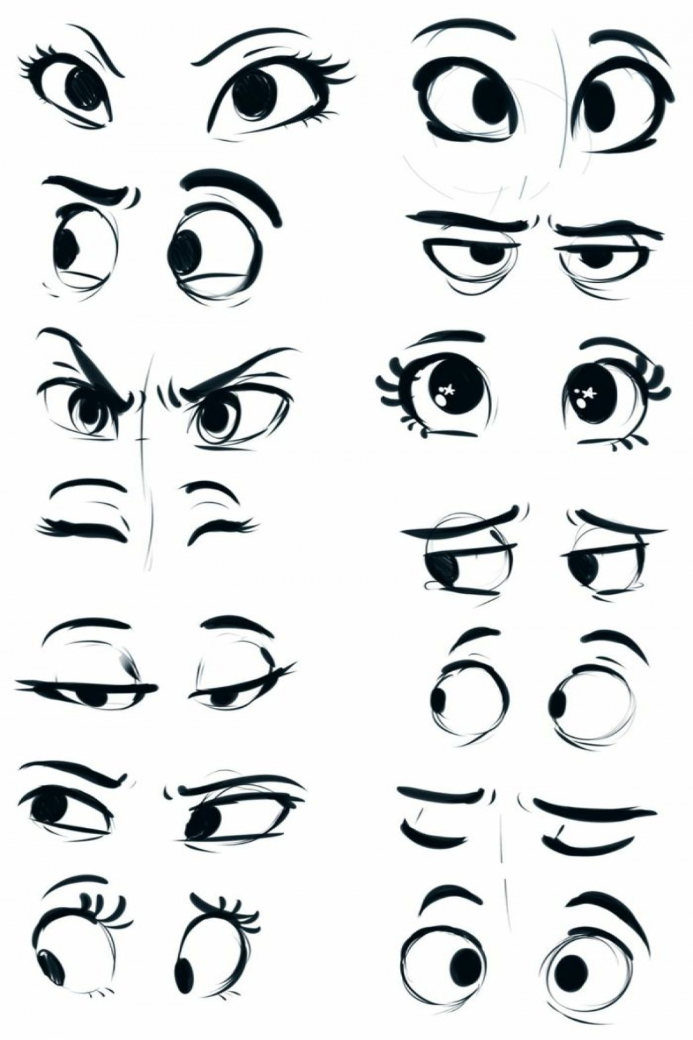 different-types-of-cartoon-eyes-how-to-draw-a-realistic-eye-black