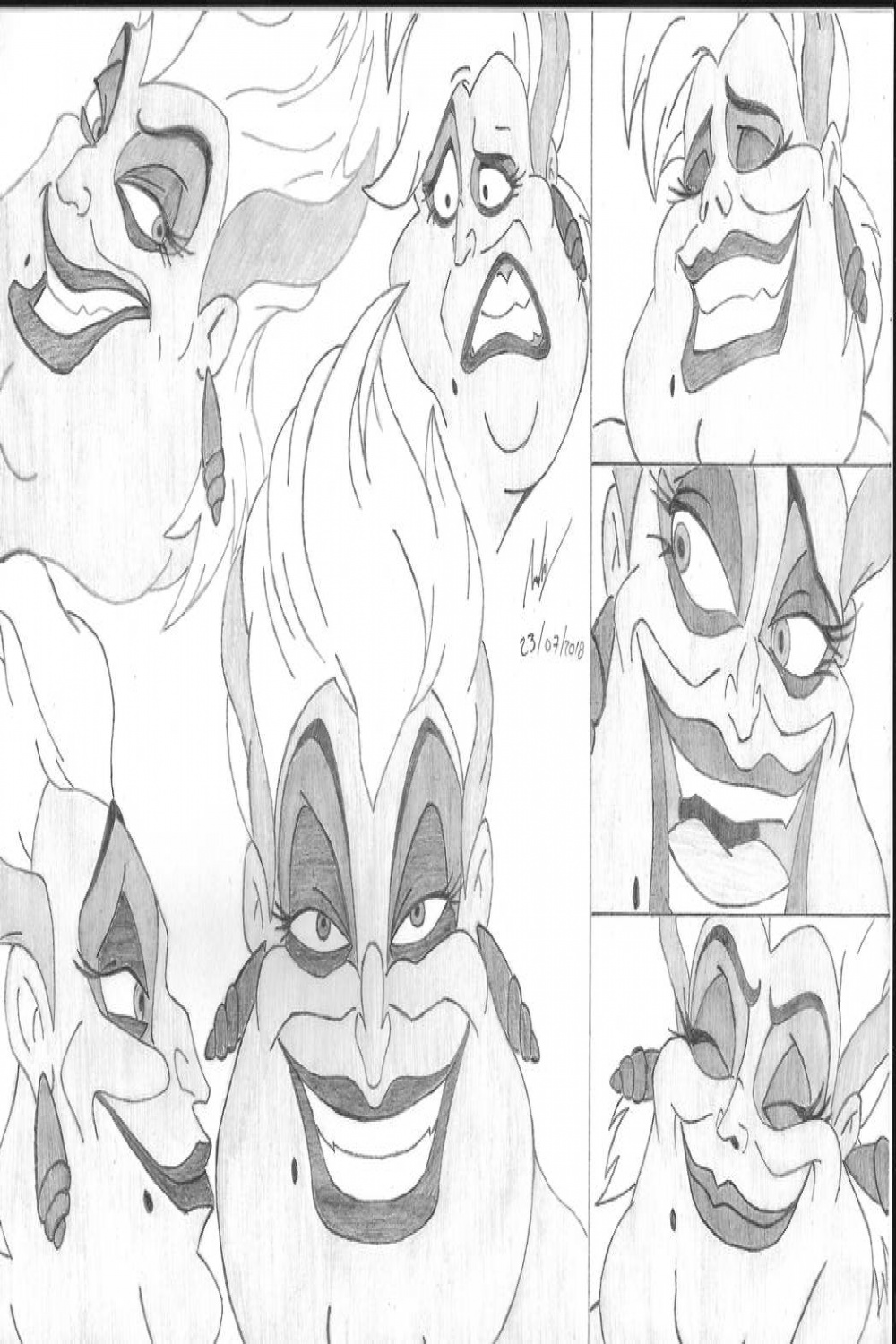 Disney And Dreamworks Special - Ursula Sketch by Kral on DeviantArt