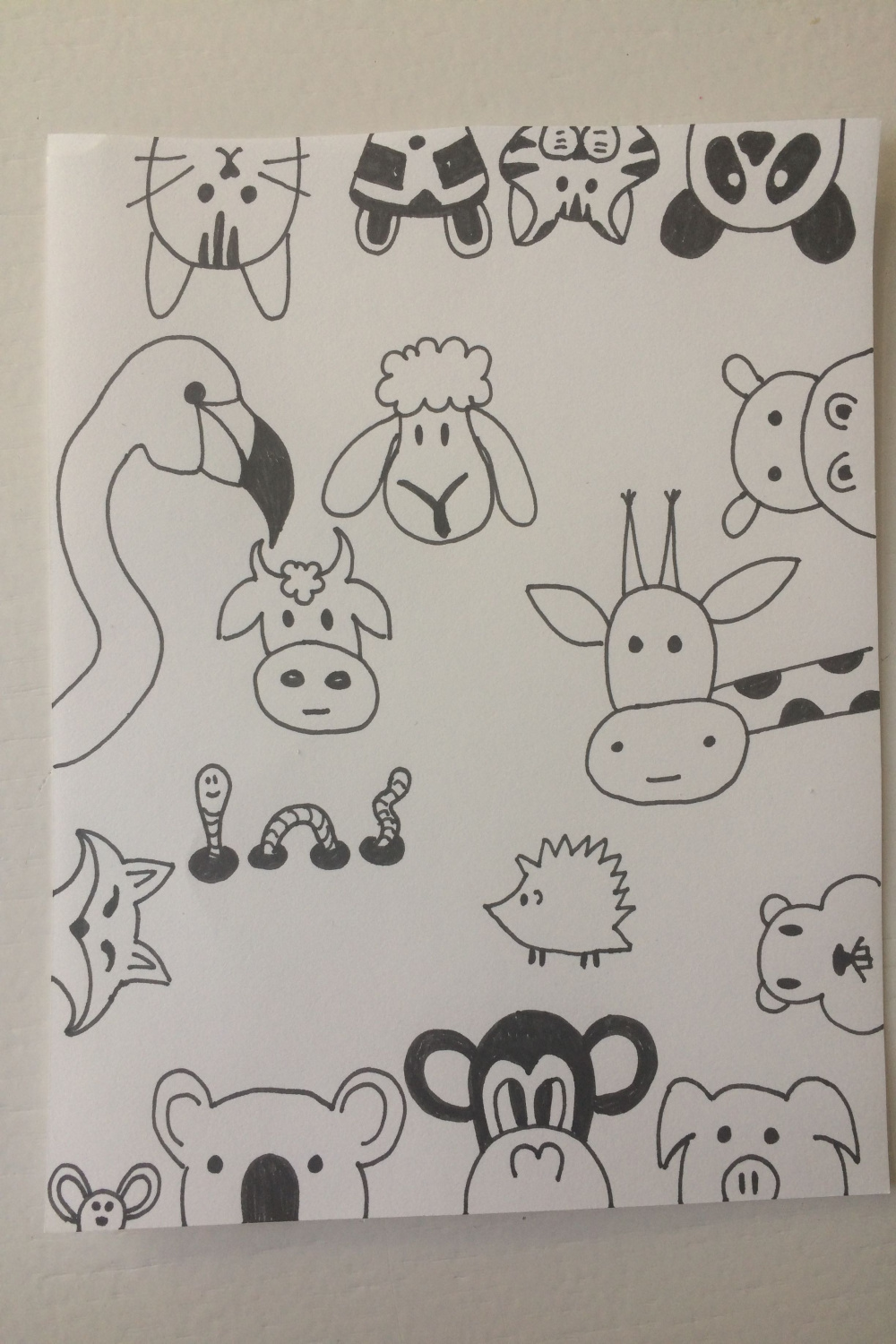 Draw Doodles Animals  Animal doodles, Doodle drawings, Sketch book