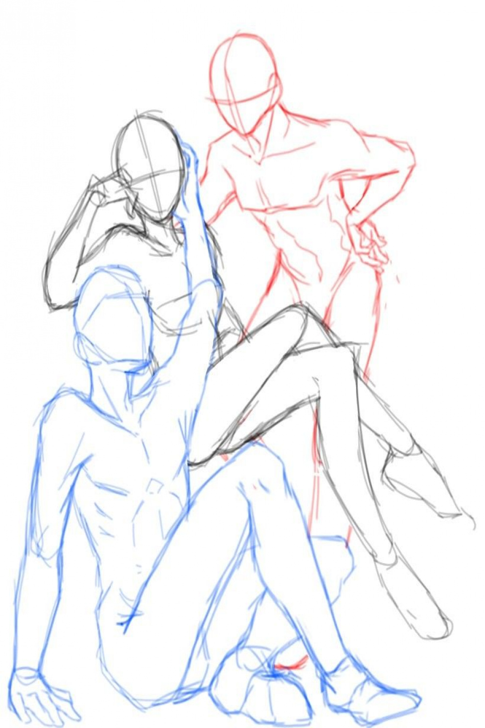Draw your squad/group ideas in   drawing base, drawing