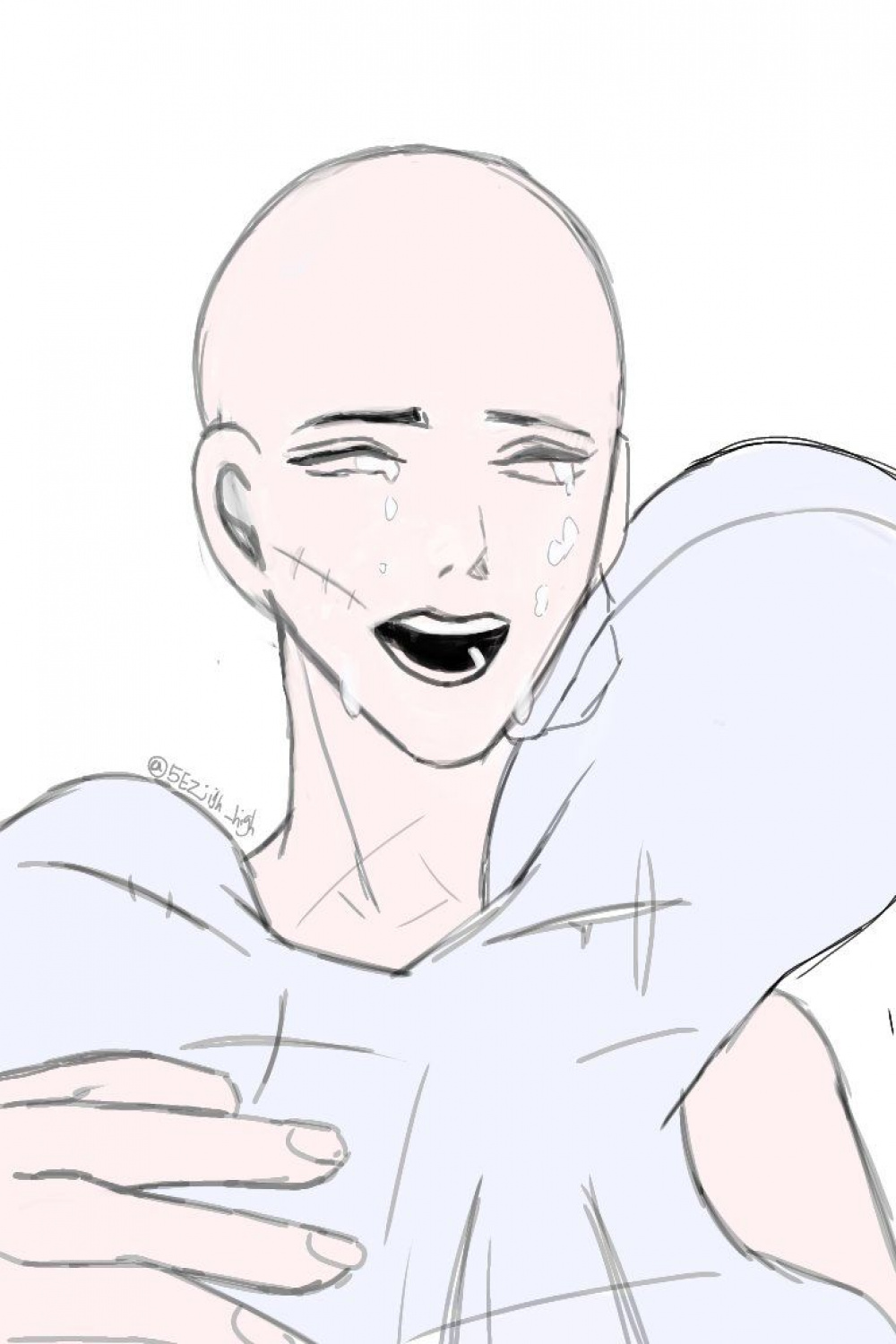 Drawing base fear/hurt/scared