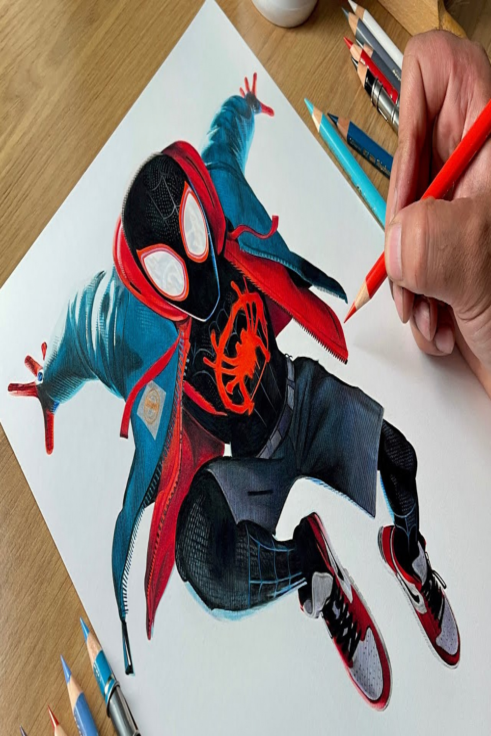 Drawing Spider-Man: Miles Morales - Spider-Verse  Artology
