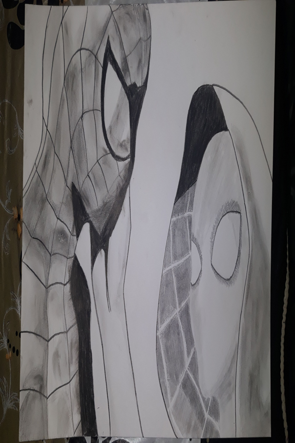 Drawing: Spiderman and Spider Gwen — Steemit