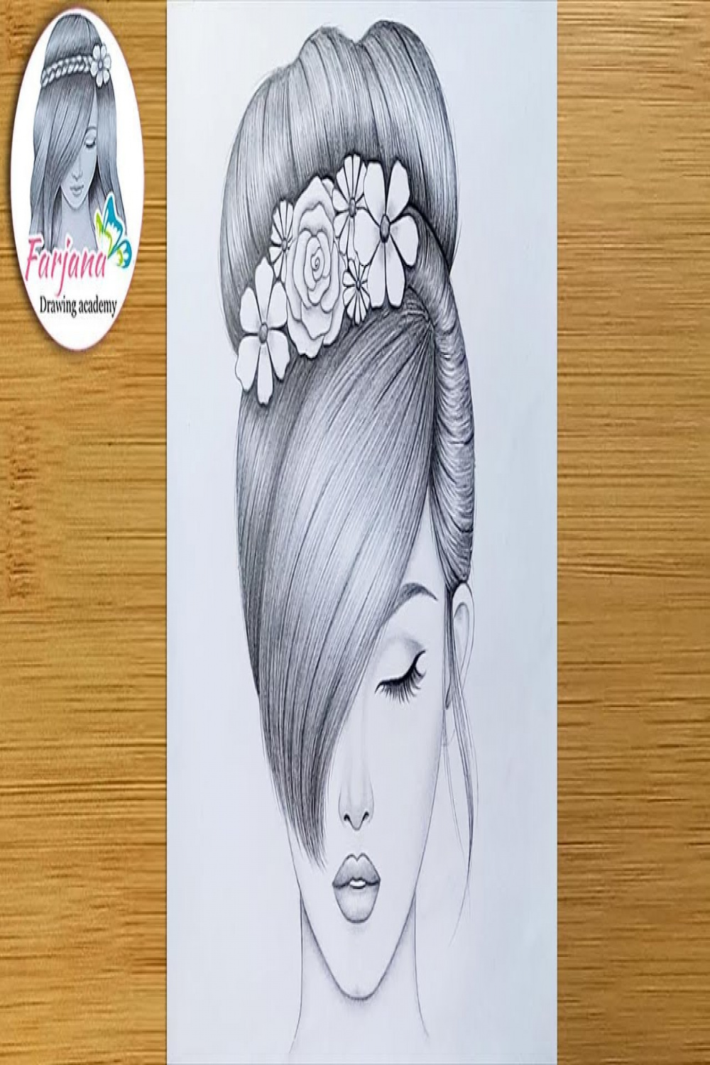 Drawing Tutorial for beginners  Pencil Sketch  How to draw a girl with  BEAUTIFUL hair style