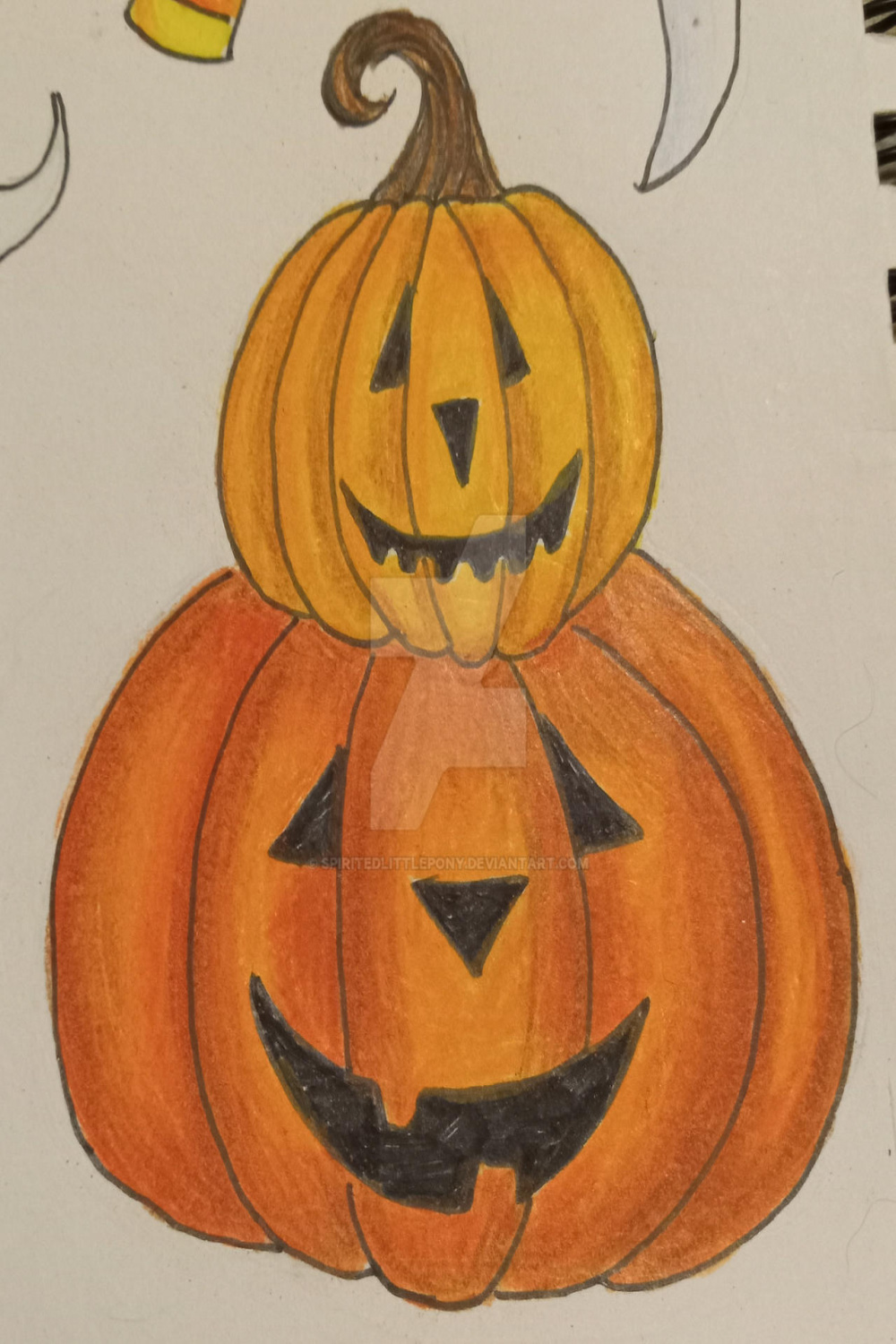 Drawtober Doodles Day # Pumpkin by SpiritedLittlePony on DeviantArt