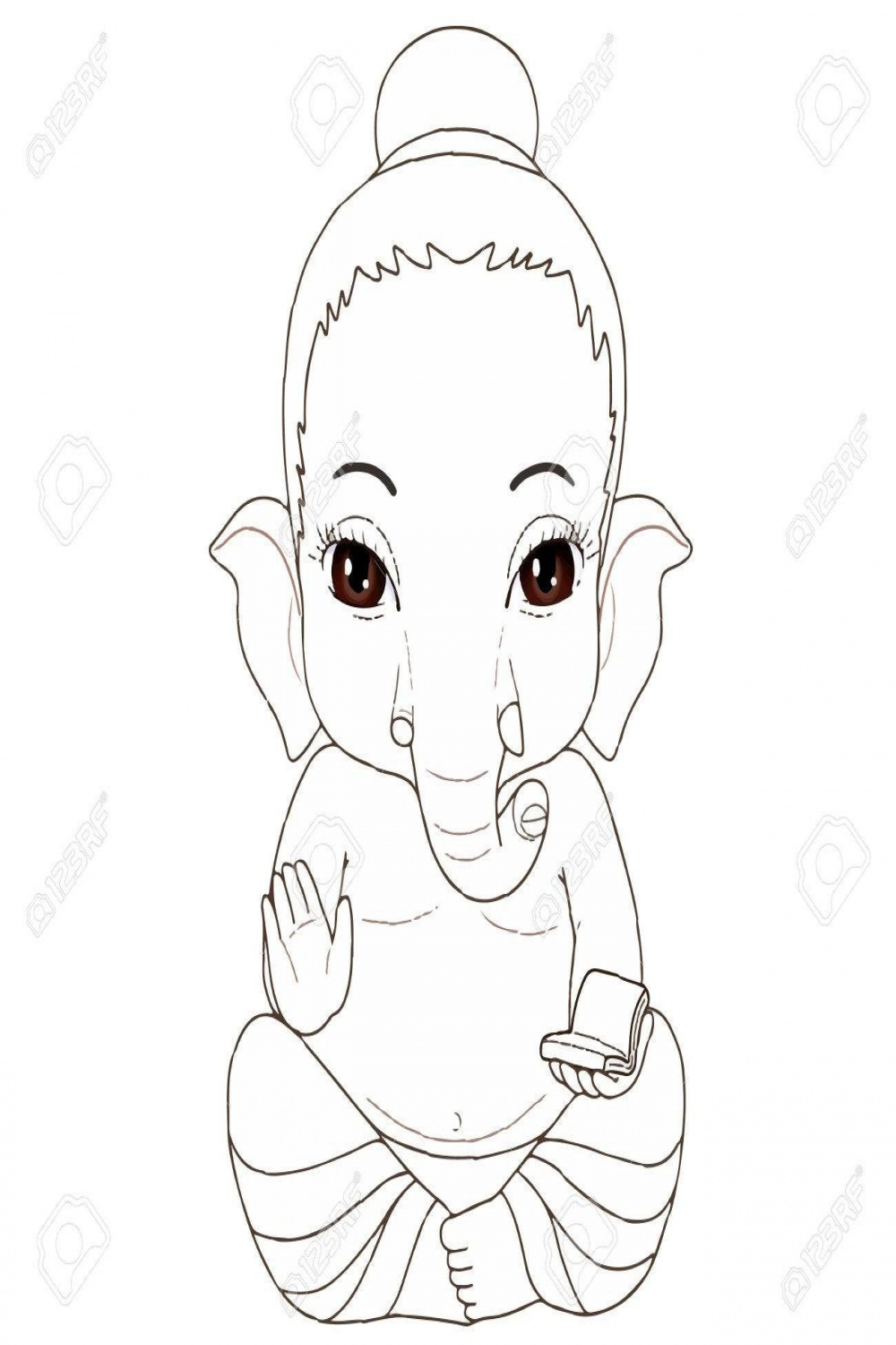 Easy Drawing Of Lord Ganesha Pencil Sketch Of Ganesha Drawing