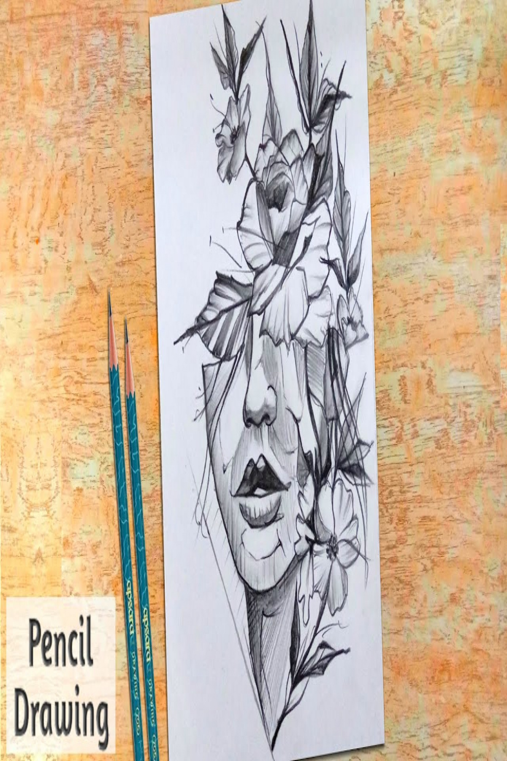 Easy Pencil Drawing for Beginners -step by step  Creative Artworks   Pencil Sketch  #