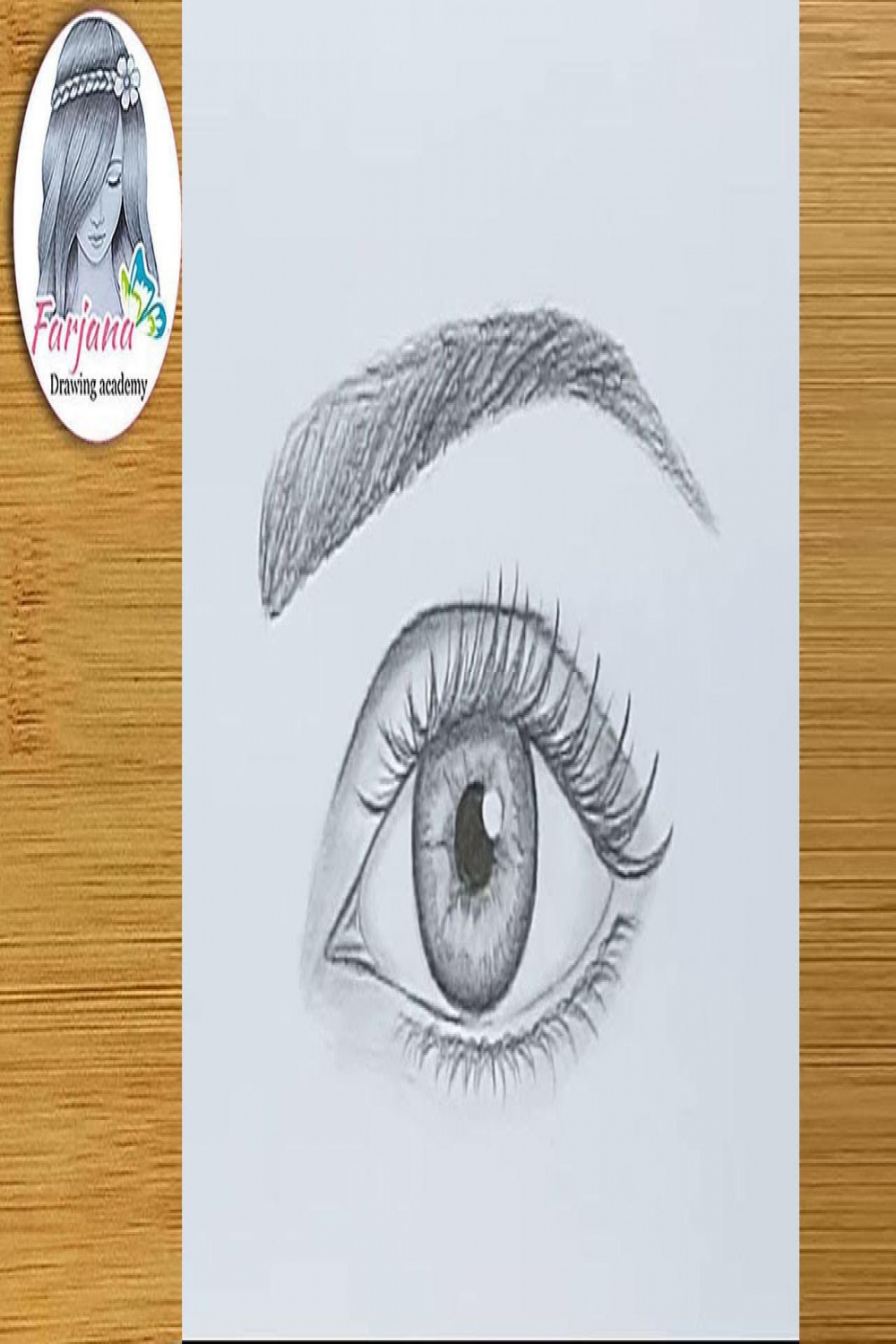 Easy way to draw a realistic eye for Beginners step by step (Using only   pencil)