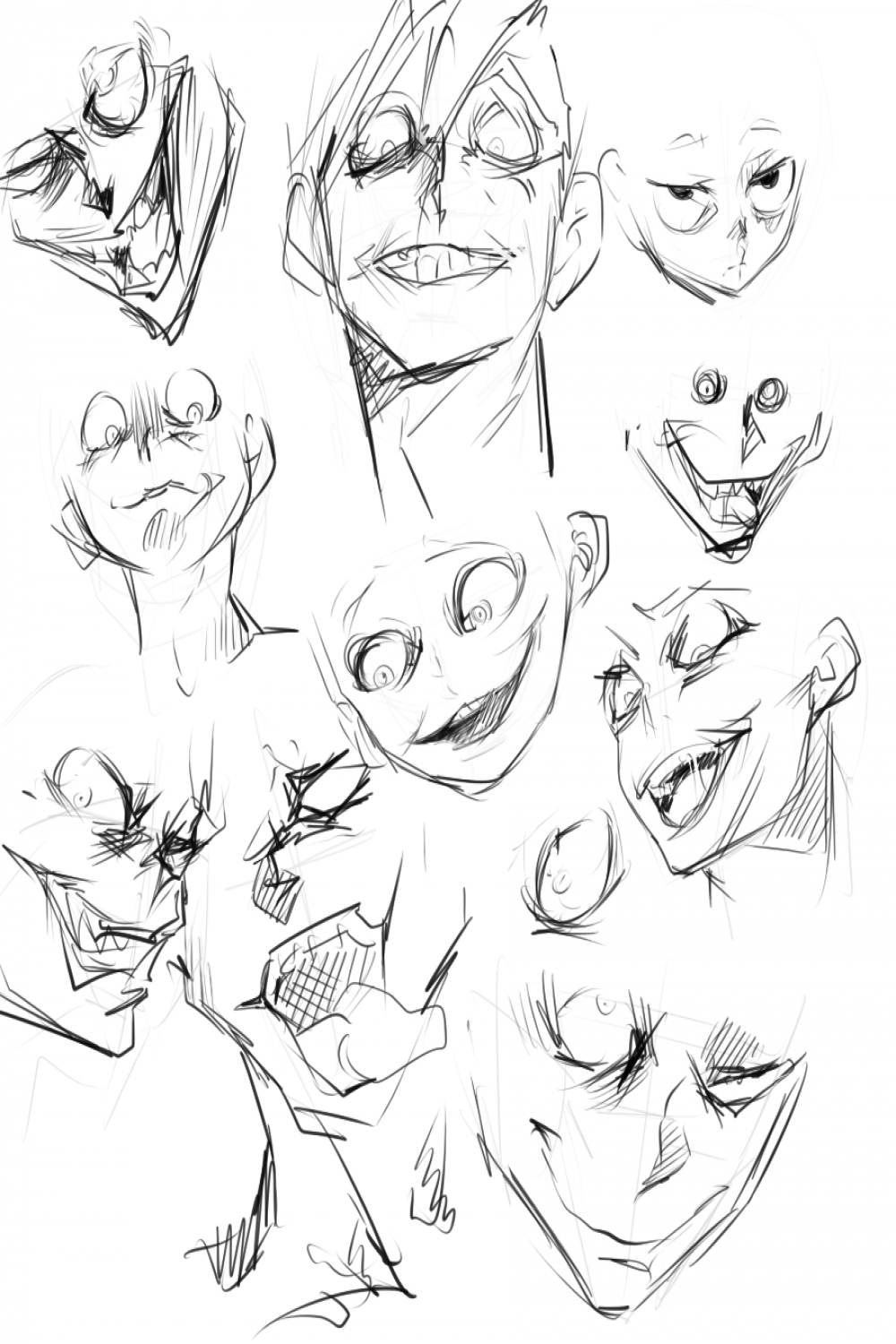 Evil face study by HaiEitelu on DeviantArt