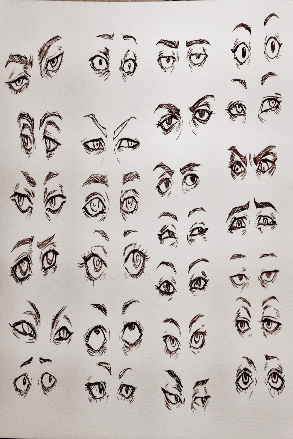 Eyes drawing practice  Human eye drawing, Eye drawing tutorials