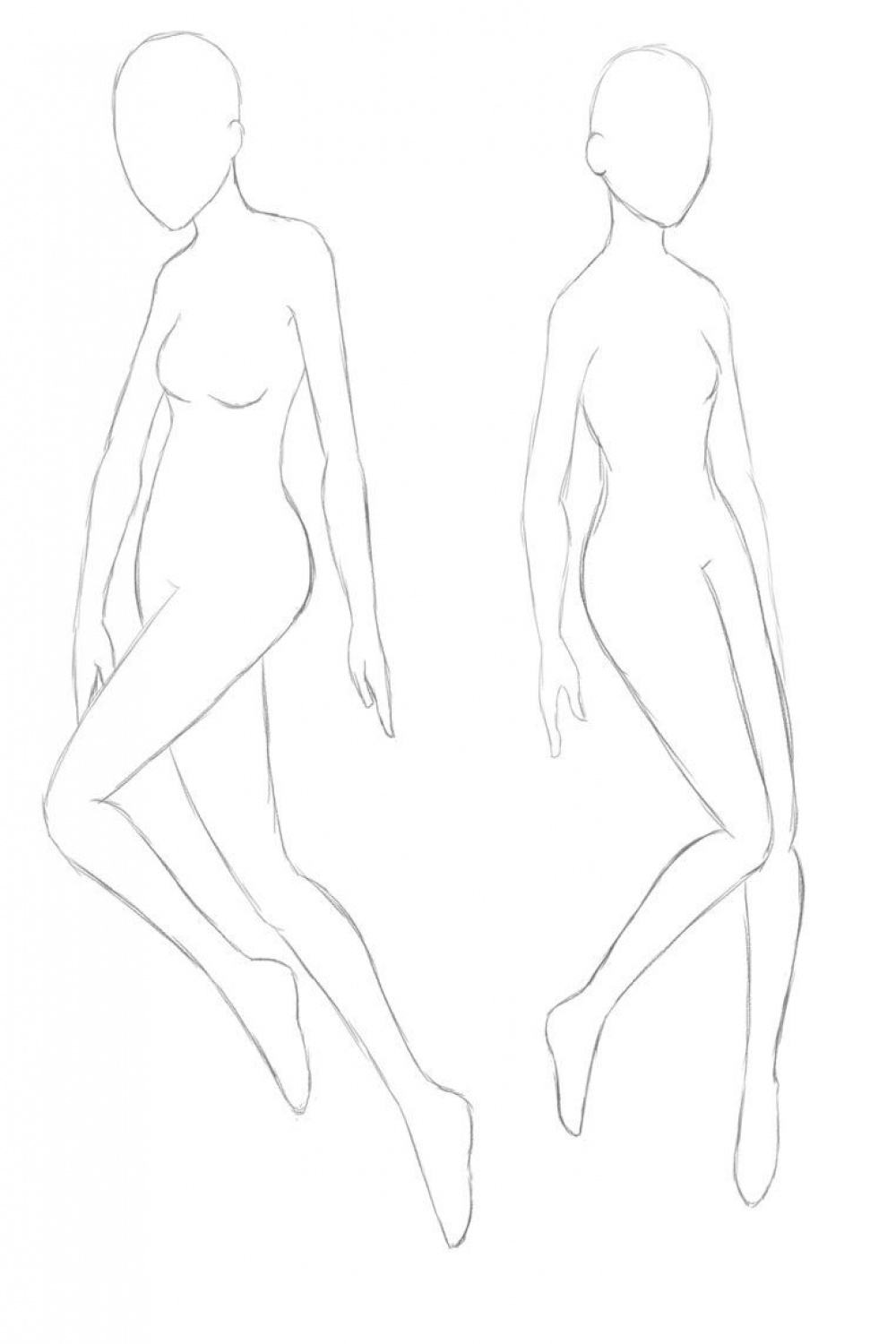 female duo float base  Drawing poses, Figure drawing, Drawing