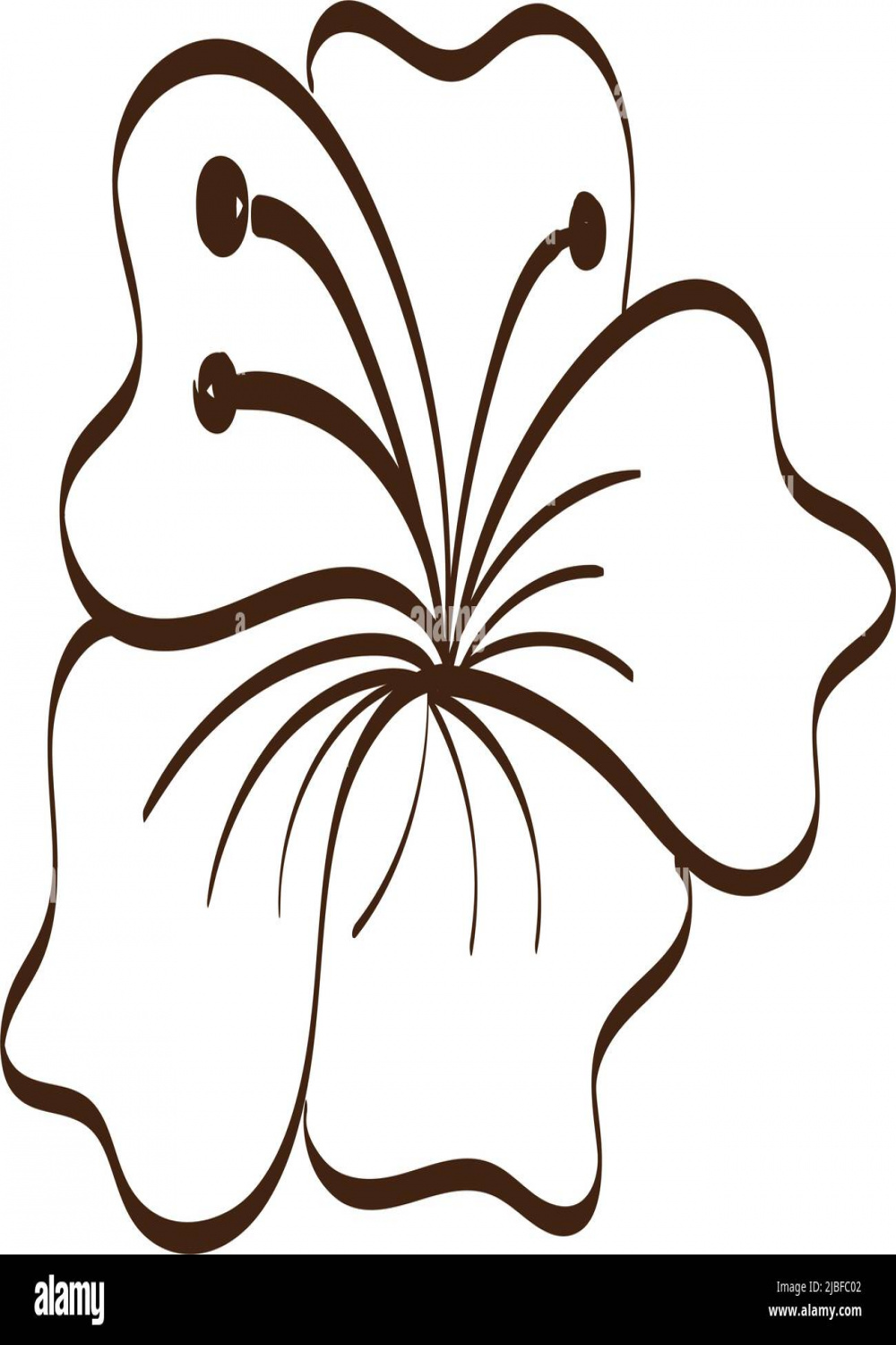 Flower Vector Art. Flower Art Drawing