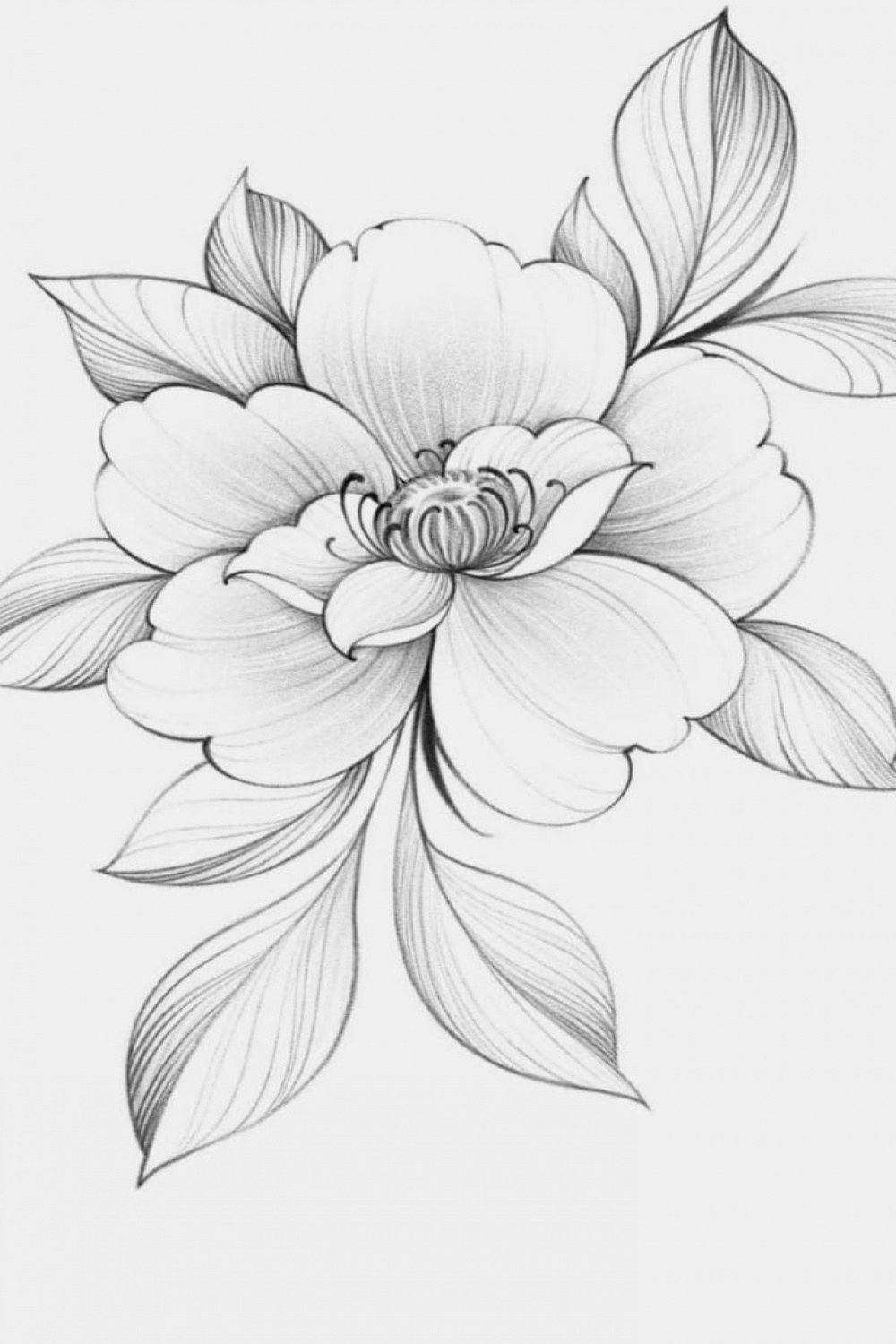 Flowers in   Flower drawing, Flower art drawing, Flower painting