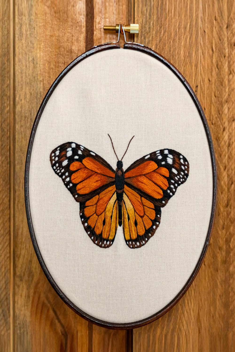 Butterfly Drawing Embroidery