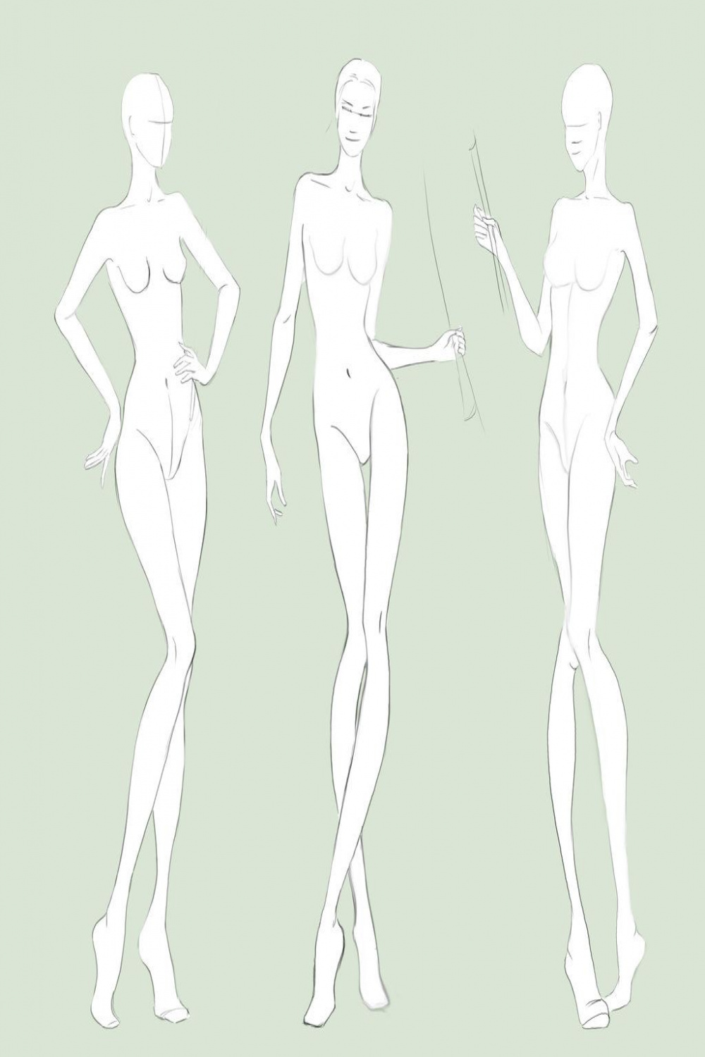 Free Fashion Bases  by BasakTinli on deviantART  Disegni di moda