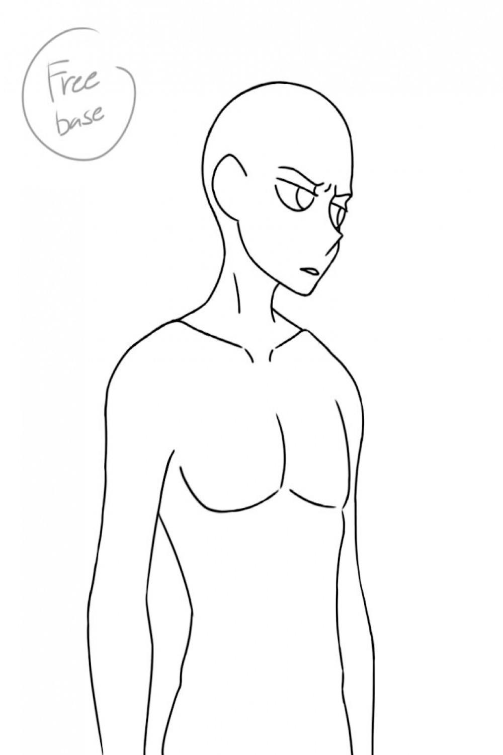 Free) Male body base by CarinoIsUnique on DeviantArt