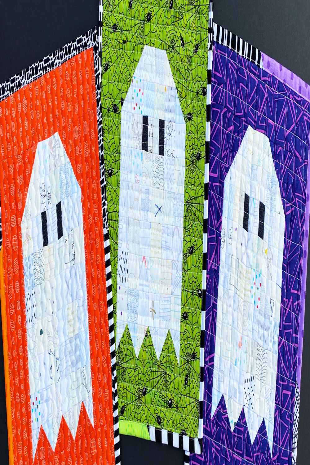 Free Patchwork Ghost Mini Pattern – Sassafras Lane Designs