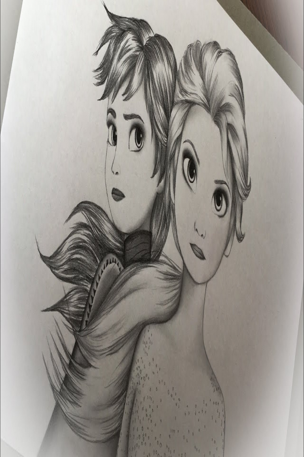 Frozen  Drawing Elsa and Anna