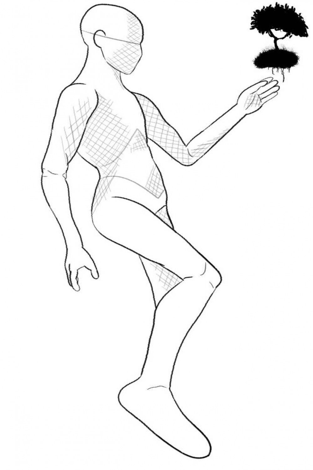 Full body base side view by PrincessGlitzy on DeviantArt